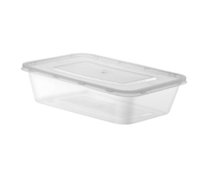 500 ml Transparent Rectangular Container